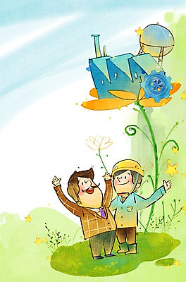 전신 PSD 식물 건축물 남자 꽃 일러스트 비즈니스 공장 협력 노동자 서기 사람 성인 두명 건물 도움 직장인 비즈니스맨 풀 목표 안전모 동료 열정 화합 노사화합 노사관계 노사협력 남자만 성인남자만 성인만 국내일러스트 직업 건축 감정 컨셉 공업 관계 모션 헬멧 안전장비 파일형식