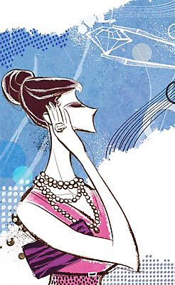 PSD 우먼라이프 라이프스타일 여자 가방 일러스트 목걸이 장신구 한명 서기 들기 사람 상반신 성인 라이프 뷰티 반지 변화 다이아몬드 다이아몬드반지 여자만 여자한명만 성인여자만 성인만 국내일러스트 1 잡화 컨셉 모션 생활 보석 파일형식