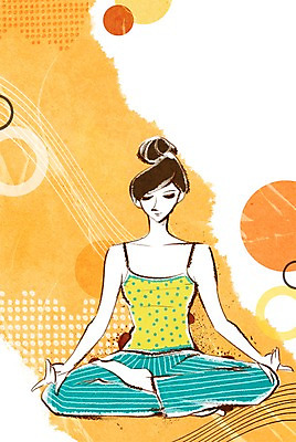 전신 PSD 우먼라이프 라이프스타일 여자 포즈 다이어트 일러스트 요가 한명 사람 앉기 성인 라이프 운동 뷰티 변화 여자만 여자한명만 성인여자만 성인만 국내일러스트 1 웰빙 컨셉 모션 건강 생활 파일형식