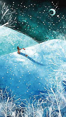 전신 PSD 나무 식물 동물 사계절 계절 여자 별 어린이 백그라운드 겨울 일러스트 자연 밤하늘 한명 서기 사람 소녀 설원 산책 달 눈 강아지 초승달 감성 눈내림 여자만 여자한명만 어린이만 소녀만 소녀한명만 겨울배경 국내일러스트 자연요소 1 컨셉 모션 하늘 날씨 휴식 눈_날씨 반려동물 개 야간 생태계 파일형식