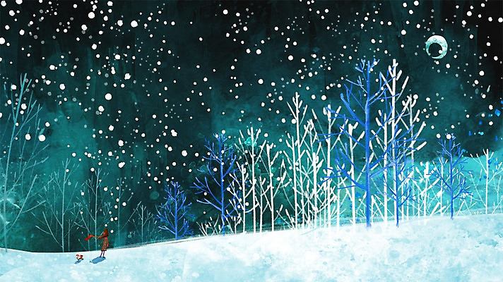 전신 PSD 나무 식물 동물 사계절 계절 여자 별 어린이 백그라운드 겨울 일러스트 자연 밤하늘 한명 서기 사람 소녀 설원 산책 달 눈 강아지 초승달 감성 눈내림 여자만 여자한명만 어린이만 소녀만 소녀한명만 겨울배경 국내일러스트 자연요소 1 컨셉 모션 하늘 날씨 휴식 눈_날씨 반려동물 개 야간 생태계 파일형식