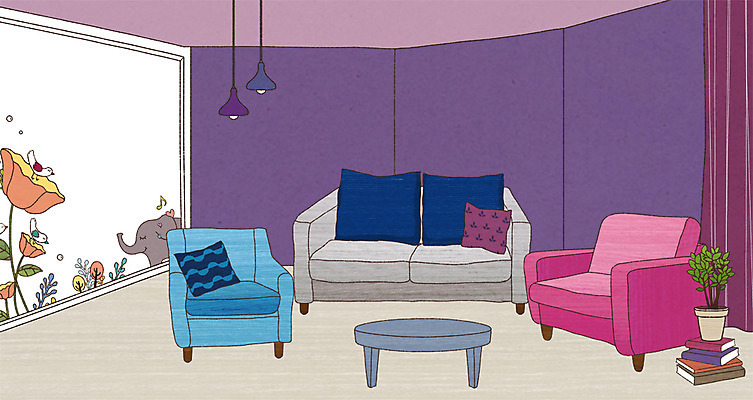 PSD 식물 동물 꽃 화분 가구 백그라운드 쿠션 거실 의자 일러스트 창문 상상 탁자 조류 조명 코끼리 상상일러스트 사람없음 장식 책 인테리어 소파 커튼 오브젝트 국내일러스트 디자인 생활용품 포유류 파일형식