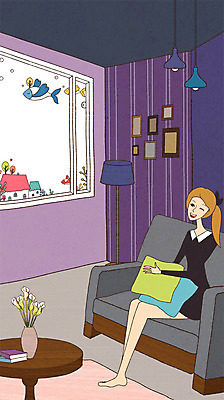 전신 PSD 식물 동물 여자 꽃 가구 액자 백그라운드 쿠션 거실 의자 일러스트 창문 상상 탁자 조명 주택 상상일러스트 어류 한명 사람 앉기 성인 건물 장식 책 인테리어 소파 꽃병 방 스탠드 오브젝트 여자만 여자한명만 성인여자만 성인만 국내일러스트 1 건축물 디자인 생활용품 모션 수중동물 파일형식