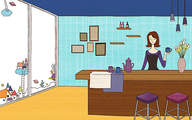 PSD 식물 구름 여자 꽃 가구 액자 백그라운드 의자 일러스트 사다리 창문 상상 탁자 주전자 조명 잔 선반 주택 상상일러스트 한명 서기 들기 사람 상반신 성인 건물 장식 인테리어 우주 꽃병 카페 방 행성 바 선술집 찻잔 오브젝트 여자만 여자한명만 성인여자만 성인만 국내일러스트 자연요소 1 식기 건축물 디자인 생활용품 모션 주방용품 상점 도구 술집 파일형식