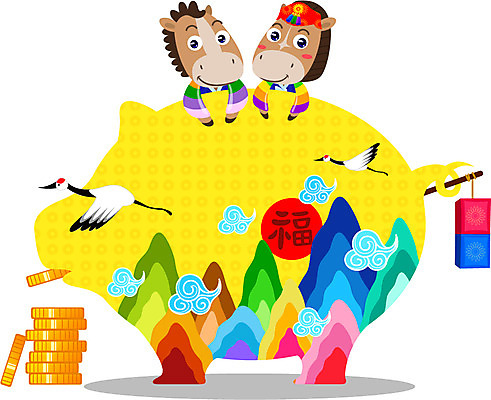 식물 동물 구름 캐릭터 동물캐릭터 돈 일러스트 조류 전통캐릭터 새해 산 사람없음 동전 학 저축 돼지저금통 저금통 십이지신 말_동물 전통의상 한복 신년캐릭터 말띠 2014년 갑오년 말캐릭터 금융의날 일러캐릭터 AI파일 자연요소 한국전통 전통 포유류 금융 재산 연도 파일형식 벡터 법정기념일