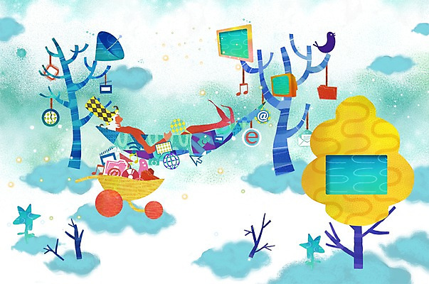 전신 PSD 나무 식물 동물 구름 모자 남자 시계 음표 일러스트 상상 조류 하늘 휴식 안테나 정보기술 상상일러스트 한명 사람 판타지 눕기 스크린 모니터 수레 마우스 잠 수면 스마트 커서 언론 해먹 편리함 남자만 남자한명만 국내일러스트 자연요소 1 기호 잡화 음악 컨셉 통신 모션 기술 물 컴퓨터 컴퓨터용품 카트 침대 파일형식