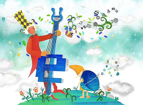 전신 PSD 나무 식물 구름 모자 남자 꽃 악기 음악 연주 음표 일러스트 상상 안테나 정보기술 상상일러스트 서기 사람 두명 판타지 상자 카메라 CD 클래퍼보드 스마트 오선지 와이파이 언론 편리함 남자만 국내일러스트 자연요소 기호 잡화 컨셉 통신 모션 문화예술 기술 전자제품 악보 무선인터넷 오선 파일형식