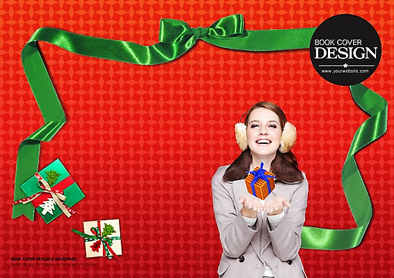 PSD 서양인 외국인 백인 템플릿 편집 표지디자인 북디자인 출판디자인 여자 기념일 표지 리본 컬러 백그라운드 크리스마스 북커버 프레임 크리스마스선물 선물 한명 웃음 사람 이벤트 팜플렛 상반신 20대 성인 빨간색 선물상자 상자 귀마개 여자만 여자한명만 성인여자만 청년만 청년여자만 성인한명만 청년여자한명만 성인여자한명만 성인만 이미지템플릿 1 잡화 표정 인종 청년 파일형식