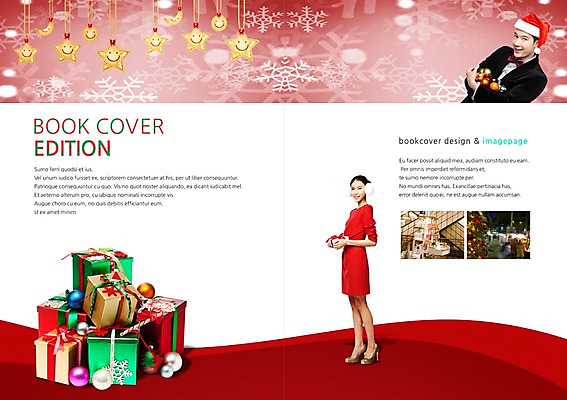 전신 PSD 외국인 템플릿 편집 모자 표지디자인 북디자인 출판디자인 여자 기념일 남자 별 내지 백그라운드 크리스마스 북커버 산타모자 크리스마스선물 선물 서기 웃음 들기 사람 이벤트 팜플렛 20대 성인 두명 장식 선물상자 상자 산타클로스 장식볼 달 눈 눈송이 귀마개 청년만 성인만 이미지템플릿 자연요소 모자_잡화 잡화 모션 날씨 눈_날씨 표정 인종 청년 파일형식