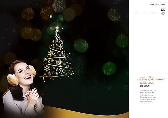 PSD 서양인 외국인 백인 템플릿 편집 표지디자인 북디자인 출판디자인 여자 기념일 내지 백그라운드 크리스마스 북커버 한명 웃음 사람 이벤트 팜플렛 상반신 20대 성인 크리스마스트리 눈 눈송이 귀마개 손모으기 여자만 여자한명만 성인여자만 청년만 청년여자만 성인한명만 청년여자한명만 성인여자한명만 성인만 이미지템플릿 자연요소 1 잡화 날씨 눈_날씨 표정 인종 손짓 청년 파일형식