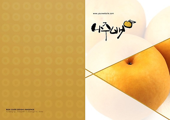 PSD 템플릿 편집 한국문화 한국전통 전통 표지디자인 북디자인 출판디자인 명절 표지 음식 백그라운드 북커버 과일 새해 팜플렛 사람없음 설날 배 특산물 나주배 이미지템플릿 동양문화 기념일 한국 배_과일 파일형식
