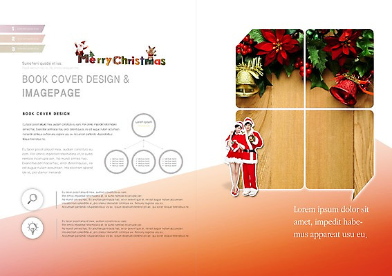 전신 PSD 외국인 템플릿 편집 표지디자인 북디자인 출판디자인 여자 기념일 남자 내지 백그라운드 크리스마스 북커버 창문 산타옷 선물 서기 사람 동양인 이벤트 팜플렛 20대 성인 두명 장식 중국인 산타클로스 초인종 종 청년만 성인만 이미지템플릿 옷 모션 인종 청년 파일형식