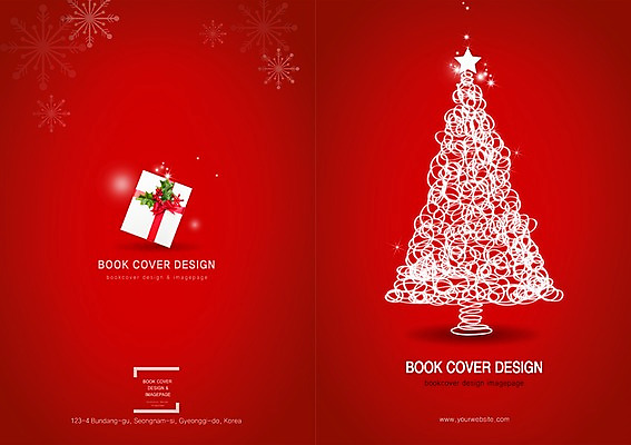 PSD 템플릿 편집 표지디자인 북디자인 출판디자인 기념일 표지 별 컬러 백그라운드 크리스마스 북커버 크리스마스선물 선물 이벤트 팜플렛 사람없음 빨간색 선물상자 상자 크리스마스트리 눈 눈송이 이미지템플릿 자연요소 날씨 눈_날씨 파일형식