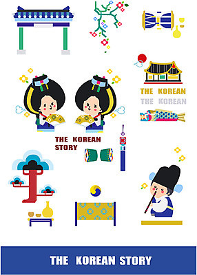 나무 식물 캐릭터 전통 여자 남자 전통문화 악기 고건축 일러스트 전통캐릭터 주택 전통소품 사람 성인 세명 부채 전통의상 한복 오브젝트 피리 장구 술상 성인만 일러캐릭터 AI파일 한국전통 건축물 문화 음악 타악기 국악기 건물 목관악기 파일형식 벡터