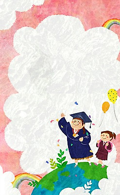 전신 PSD 식물 모자 학생 배너 여학생 여자 교육 교복 지구 백그라운드 무지개 말풍선 일러스트 학사모 졸업 새출발 새로움 안내 프레임 틀 서기 사람 두명 메모지 가운 졸업가운 풀 알림 풍선 설레임 여자만 국내일러스트 자연요소 모자_잡화 잡화 옷 감정 컨셉 모션 사무용품 출발 파일형식