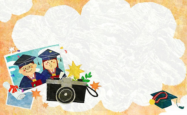 PSD 모자 학생 배너 여학생 여자 교육 남자 남학생 백그라운드 말풍선 일러스트 학사모 졸업 새출발 새로움 안내 프레임 틀 사람 상반신 두명 카메라 메모지 가운 졸업가운 졸업장 메달 알림 졸업사진 설레임 기념사진 국내일러스트 모자_잡화 잡화 옷 감정 컨셉 전자제품 사무용품 출발 상_상패 파일형식