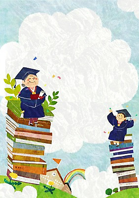 전신 PSD 식물 모자 학생 건축물 배너 여학생 여자 교육 노년 할머니 백그라운드 무지개 말풍선 일러스트 학사모 졸업 학교 새출발 새로움 안내 프레임 틀 사람 앉기 두명 건물 책 실버라이프 쌓기 메모지 가운 졸업가운 풀 졸업장 알림 설레임 여자만 성인여자만 노인만 성인만 노인여자만 국내일러스트 자연요소 모자_잡화 라이프스타일 잡화 옷 건축 감정 컨셉 모션 성인 사무용품 출발 파일형식