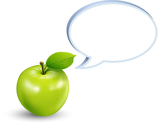 아이콘 컬러 말풍선 잎 과일 안내 프레임 입체아이콘 디테일아이콘 사람없음 연두색 디지털 사과 알림 입체 오브젝트 청사과 디테일 2D아이콘 AI파일 식물 초록색 파일형식 벡터