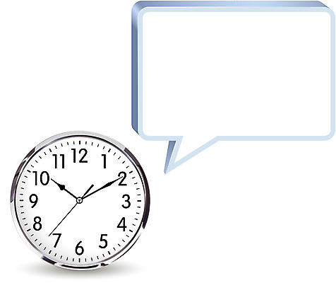 아이콘 시계 말풍선 안내 프레임 입체아이콘 디테일아이콘 사람없음 디지털 시간 알림 벽시계 입체 오브젝트 디테일 2D아이콘 AI파일 파일형식 벡터