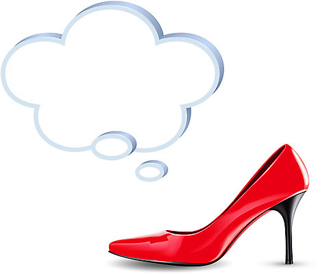 아이콘 잡화 구두 말풍선 안내 프레임 입체아이콘 디테일아이콘 사람없음 빨간색 디지털 하이힐 여성화 알림 입체 오브젝트 디테일 2D아이콘 AI파일 컬러 신발 파일형식 벡터