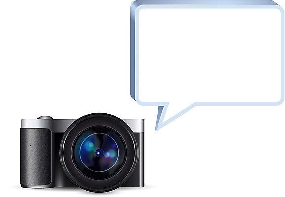 아이콘 말풍선 안내 프레임 입체아이콘 디테일아이콘 사람없음 카메라 디지털 알림 입체 오브젝트 디테일 2D아이콘 AI파일 전자제품 파일형식 벡터