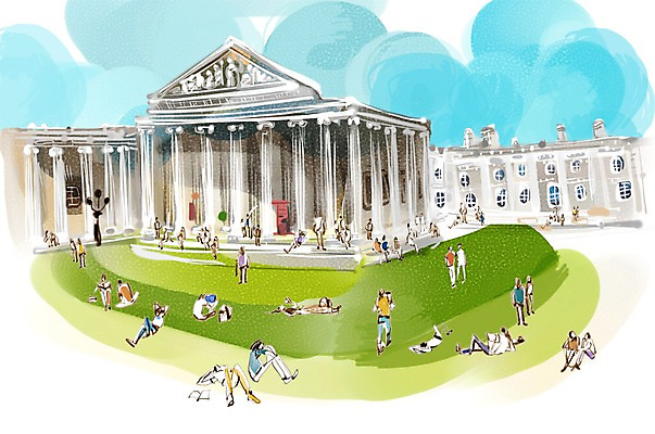 전신 PSD 해외 건축물 여자 남자 유럽 여행 백그라운드 일러스트 유럽풍경 해외건축 영국 서기 사람 앉기 풍경 잔디 성인 두명 건물 관광지 도시풍경 도시 박물관 세계명소 대영박물관 성인만 국내일러스트 식물 건축 나라 모션 파일형식