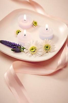 포토 JPG 스튜디오촬영 식물 접시 꽃 리본 백그라운드 초 촛불 실내 이벤트 근접촬영 사람없음 아웃포커스 장식 끈 오브젝트 국내포토 식기 뷰포인트 촬영기법 내부 파일형식