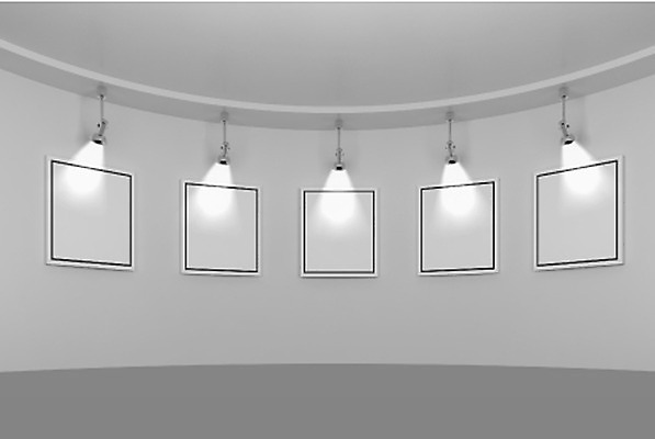 액자 백그라운드 일러스트 전등 조명 틀 이벤트 사람없음 빛 인테리어 스크린 전시 무대 미술관 전시회 국내일러스트 AI파일 디자인 파일형식 벡터