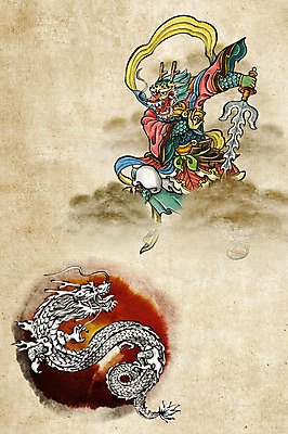 PSD 동물 전통 두마리 일러스트 수묵화 사람없음 용띠 십이지신 용 신장 동양화 키_신체 과거 장군 국내일러스트 직업 컨셉 2 신체 미술 비뇨기관 파일형식