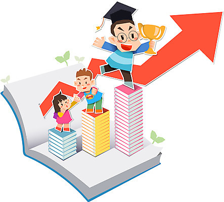 전신 식물 여자 교육 남자 화살표 어린이 컨셉 일러스트 학사모 서기 들기 사람 소녀 소년 책 쌓기 새싹 펼침 피규어 페이퍼아트 트로피 종이공예 성적 어린이만 국내일러스트 AI파일 모자_잡화 졸업 모션 미니어처 공예 상_우승 파일형식 벡터