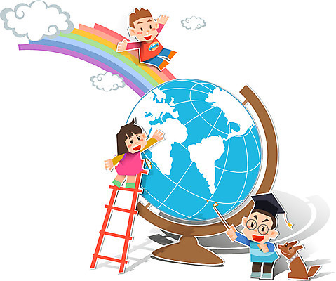 전신 동물 구름 교육 어린이 컨셉 무지개 일러스트 학사모 사다리 서기 사람 소녀 소년 세명 세계 지구본 피규어 페이퍼아트 강아지 종이공예 어린이만 국내일러스트 AI파일 자연요소 모자_잡화 여자 남자 졸업 모션 반려동물 미니어처 도구 개 공예 파일형식 벡터