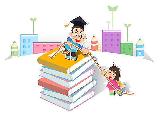 전신 캐릭터 여자 교육 남자 어린이 줄 컨셉 일러스트 홍보캐릭터 학사모 색연필 교육캐릭터 서기 사람 소녀 소년 두명 책 쌓기 새싹 피규어 당기기 페이퍼아트 종이공예 어린이만 국내일러스트 일러캐릭터 AI파일 식물 모자_잡화 졸업 모션 학용품 미니어처 공예 파일형식 벡터