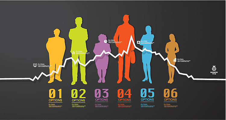 전신 여자 남자 실루엣 일러스트 비즈니스 통계 수치 그래프 서기 사람 정장 여러명 성인 자료 인포그래픽 직장인 비즈니스맨 비즈니스우먼 표 입체 옵션 서류판 성인만 국내일러스트 AI파일 직업 옷 다수 모션 촬영기법 사무용품 파일형식 벡터