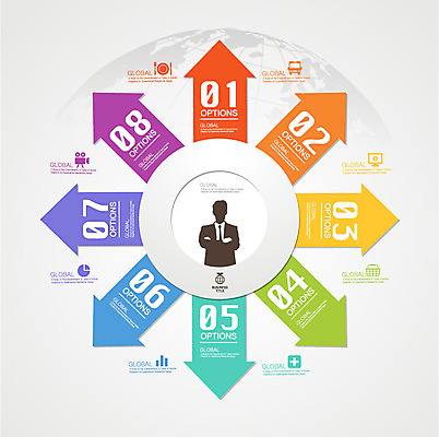 남자 실루엣 화살표 지구 일러스트 비즈니스 통계 수치 그래프 한명 사람 정장 상반신 성인 팔짱 자료 인포그래픽 직장인 비즈니스맨 표 입체 옵션 서류판 남자만 남자한명만 성인남자만 성인만 국내일러스트 AI파일 직업 1 옷 모션 촬영기법 사무용품 파일형식 벡터