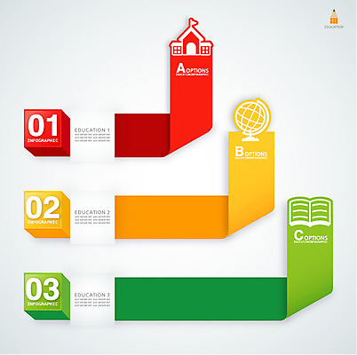 교육 일러스트 학교 통계 수치 그래프 사람없음 책 지구본 자료 인포그래픽 표 입체 옵션 서류판 국내일러스트 AI파일 사무용품 파일형식 벡터