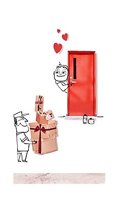 전신 PSD 편집 편집이미지 남자 백그라운드 포토일러 합성일러스트 선물 서기 들기 사람 이벤트 성인 두명 선물상자 쇼핑 문 택배기사 배송 디지털합성 택배 편집일러스트 남자만 성인남자만 성인만 이미지편집 모션 상자 운송업 배달원 파일형식