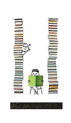 전신 PSD 편집 편집이미지 교육 남자 백그라운드 의자 포토일러 합성일러스트 들기 사람 앉기 소년 성인 두명 책 독서 쌓기 디지털합성 편집일러스트 남자만 성인남자만 성인만 이미지편집 어린이 가구 모션 파일형식