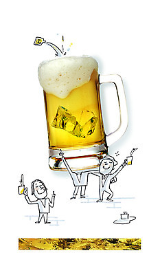 전신 PSD 편집 편집이미지 남자 백그라운드 포토일러 잔 맥주 주류 합성일러스트 서기 들기 사람 성인 컵 세명 얼음 거품 음주 디지털합성 편집일러스트 맥주잔 남자만 성인남자만 성인만 이미지편집 자연요소 식기 음료 술잔 모션 파일형식