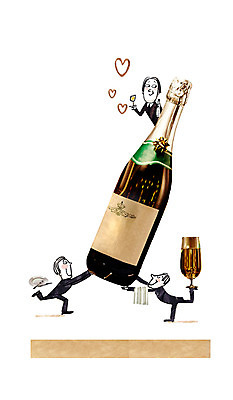 전신 PSD 편집 편집이미지 식기 접시 남자 백그라운드 포크 포토일러 주류 합성일러스트 서기 들기 사람 성인 세명 나이프 병 샴페인 음주 디지털합성 편집일러스트 샴페인잔 샴페인병 남자만 성인남자만 성인만 이미지편집 음료 술잔 모션 술병 칼 파일형식