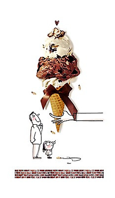 전신 PSD 편집 편집이미지 여자 남자 리본 어린이 음식 백그라운드 포토일러 아이스크림 디저트 합성일러스트 서기 들기 사람 소녀 성인 두명 디지털합성 편집일러스트 아이스크림콘 이미지편집 모션 콘 파일형식