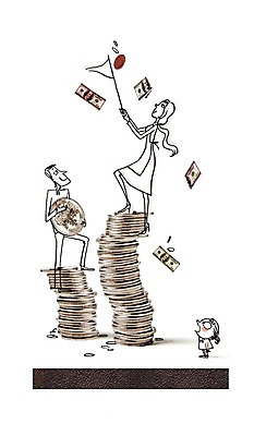 전신 PSD 편집 편집이미지 여자 남자 어린이 백그라운드 지폐 돈 비즈니스 포토일러 합성일러스트 서기 사람 소녀 성인 세명 금융 경제 쌓기 동전 디지털합성 편집일러스트 이미지편집 모션 재산 파일형식