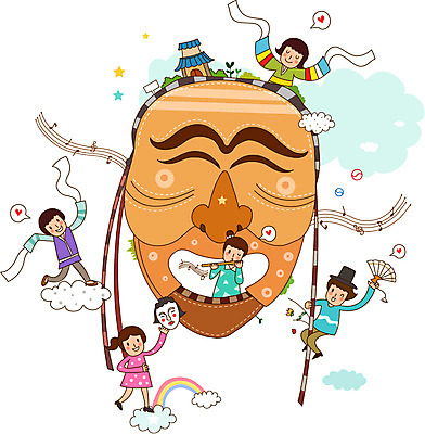 전신 구름 한국문화 한국전통 전통 라이프스타일 건축물 여자 남자 행복 전통문화 문화 예술 무지개 음표 일러스트 문화예술 함께함 가면 서기 사람 여러명 성인 건물 라이프 춤 부채 즐거움 탈춤 전통무용 탈 하회탈 가면극 성인만 국내일러스트 AI파일 자연요소 동양문화 기호 건축 감정 음악 다수 컨셉 모션 한국 생활 전통공연 연극 파일형식 벡터