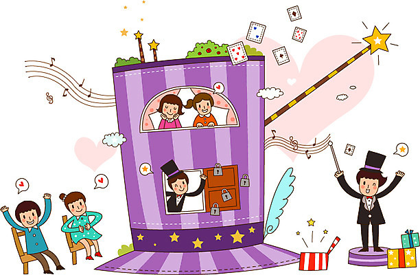 전신 식물 모자 라이프스타일 여자 남자 행복 문화 예술 의자 음표 일러스트 문화예술 함께함 자물쇠 선물 서기 사람 앉기 여러명 성인 라이프 선물상자 공연 마술 무대 풀 즐거움 마술봉 마술사모자 마술쇼 성인만 국내일러스트 AI파일 카드프레임 모자_잡화 기호 잡화 감정 음악 가구 다수 컨셉 모션 프레임 이벤트 생활 상자 마술도구 파일형식 벡터