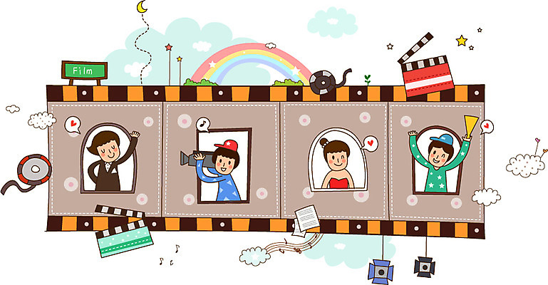 구름 라이프스타일 여자 남자 행복 문화 예술 무지개 일러스트 문화예술 조명 함께함 사람 여러명 상반신 성인 라이프 카메라 촬영 배우 감독 클래퍼보드 필름 영화 즐거움 영화감독 성인만 국내일러스트 AI파일 자연요소 직업 감정 다수 컨셉 생활 전자제품 연예인 파일형식 벡터