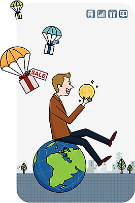 전신 라이프스타일 건축물 남자 지구 돈 일러스트 선물 한명 사람 앉기 이벤트 성인 건물 라이프 금융 경제 선물상자 쇼핑 동전 정보 고객 스마트 낙하산 스마트컨슈머 남자만 남자한명만 성인남자만 성인만 국내일러스트 AI파일 1 건축 컨셉 모션 생활 상자 재산 파일형식 벡터