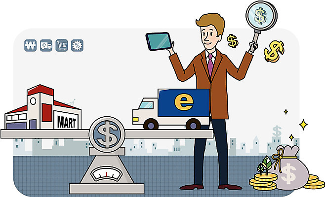 전신 라이프스타일 건축물 여자 남자 돈 인터넷 일러스트 자동차 돋보기 저울 한명 서기 사람 이벤트 성인 건물 라이프 금융 경제 스마트폰 스마트기기 쇼핑 동전 트럭 정보 비교 돈자루 고객 스마트 마트 스마트컨슈머 성인만 국내일러스트 AI파일 1 건축 육상교통 컨셉 모션 생활 전자제품 핸드폰 상점 재산 파일형식 벡터