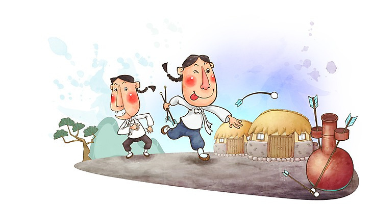 전신 PSD 나무 식물 캐릭터 전통 건축물 남자 전통문화 문화 일러스트 놀이 전통캐릭터 화살 주택 초가집 통 서기 사람 성인 두명 라이프 전통놀이 전통의상 한복 즐거움 투호 남자만 성인남자만 성인만 일러캐릭터 한국전통 건축 감정 모션 한옥 건물 생활 파일형식