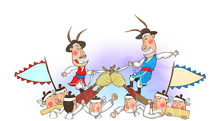 전신 PSD 캐릭터 전통 남자 전통문화 문화 일러스트 놀이 전통캐릭터 서기 사람 여러명 성인 라이프 전통놀이 깃발 전통의상 한복 즐거움 고싸움 차전놀이 남자만 성인남자만 성인만 일러캐릭터 한국전통 감정 다수 모션 생활 파일형식