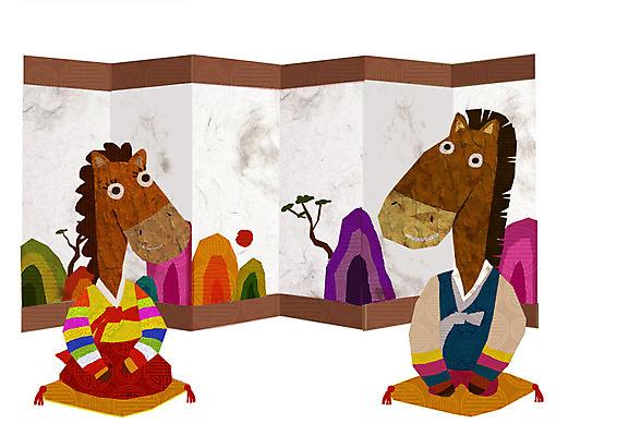 PSD 나무 식물 동물 캐릭터 한국문화 한국전통 전통 전통문화 동물캐릭터 일러스트 전통캐릭터 새해 산 방석 앉기 사람없음 태양 십이지신 말_동물 한복 신년캐릭터 말띠 2014년 병풍 갑오년 말캐릭터 일러캐릭터 자연요소 동양문화 문화 포유류 모션 한국 전통의상 연도 파일형식