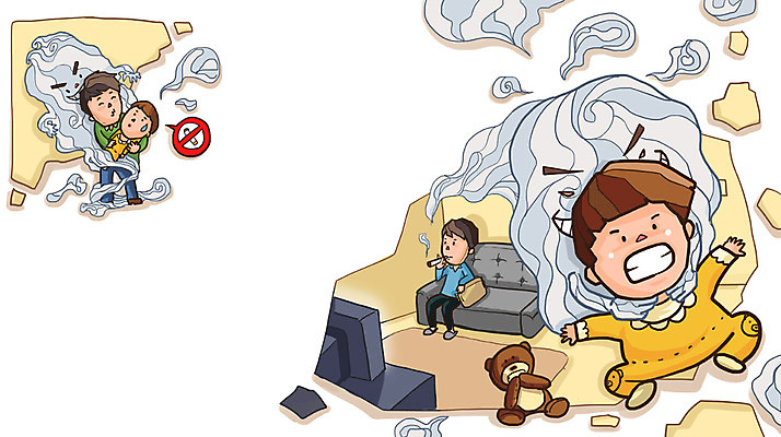 전신 PSD 남자 인형 캠페인 의자 일러스트 흡연 담배 건강 서기 사람 앉기 여러명 건물 소파 건강관리 텔레비전 금지 아기 연기 금연 기호식품 남자만 국내일러스트 건축물 음식 가구 다수 모션 관리 전자제품 사회이슈 파일형식